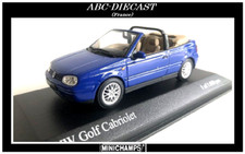 1999 VW GOLF 4 Cabriolet Jazz-blue 3-Door - 1:43 MINICHAMPS