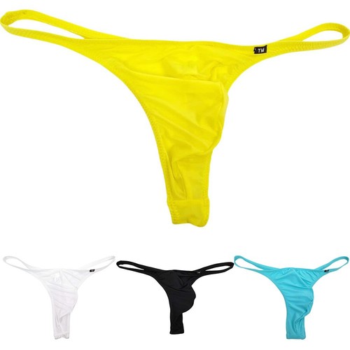 String sexy homme soie - , glacée