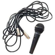 Img Stage Line SPM150 Microphone And Cable Vintage Band Black Estate Sale Find