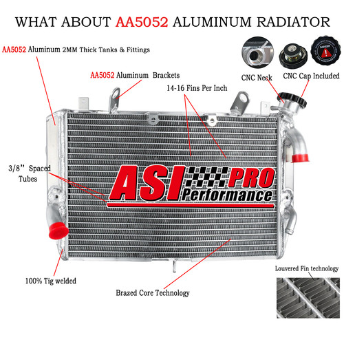 Amélioré aluminium radiateur - amélioré,