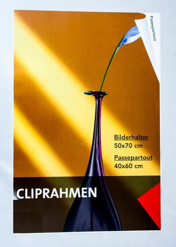 Cadre clip 50x70cm photo - cadre,