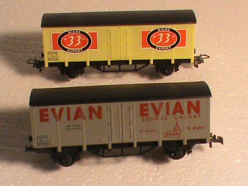 Lot wagons couvert ho - lot,