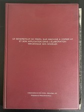 Le Generateur de Profil sur Machine a Copier KF; manual; 1957; French