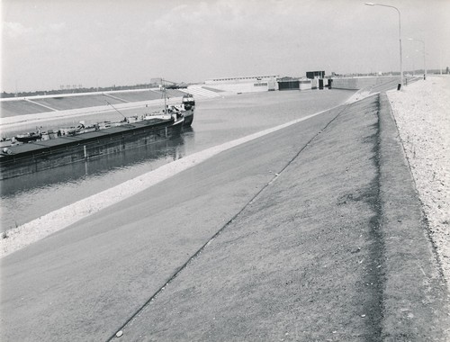 Vogelgrun 1960 péniches - vogelgrun,