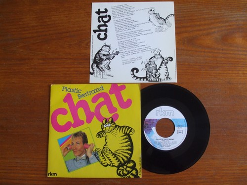 45t plastic bertrand chat - plastic,