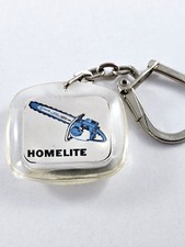 KEYCHAIN - HOMELITE CHAINSAWS - Villey Saint Étienne - Vintage 1960s -