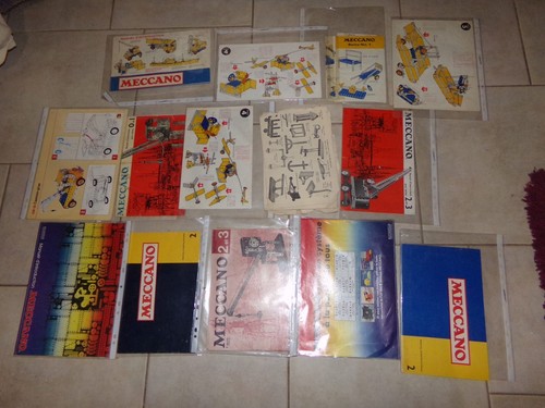 Fascicules meccano anciens - fascicules,