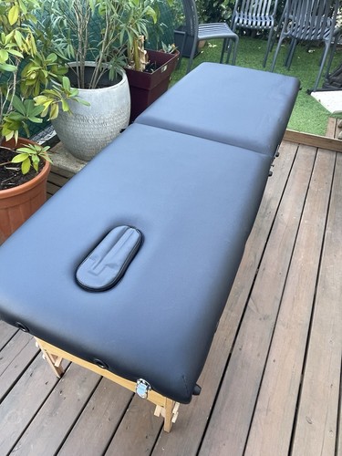 Table massage pliante - , noire