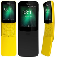 Original Nokia 8110 4G Dual-SIM 4GB WiFi Factory Unlocked Slide KaiOS Smartphone