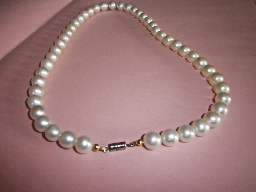 Vintage collier perles - 47,
