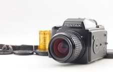 [ Near MINT ] PENTAX 645 Film Camera SMC A 55mm F2.8 120 Film insert from JAPAN