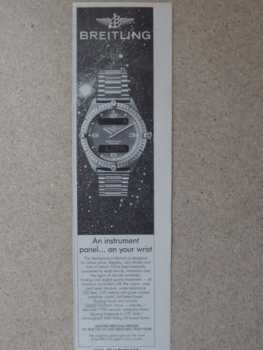 1988 pub montre breitling - pub,