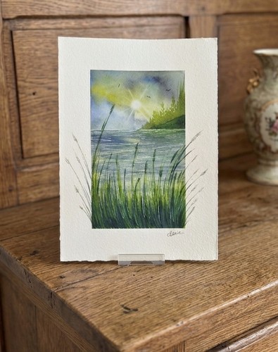 Aquarelle originale signée - ,