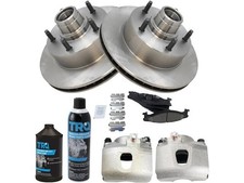 Front TRQ Brake Pad Rotor and