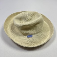 Wallaroo Hat Company Hat Sun Wide Brim Petite Victoria Womens Small Cream Travel