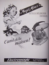 1950 PRESS ADVERTISEMENT ELECTROMAGIC MAGIC MIXER DRUM MIXER - ADVERTISING