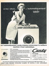 1966 ADVERTISING 075 CANDY washer laundry machine automatic washing machine