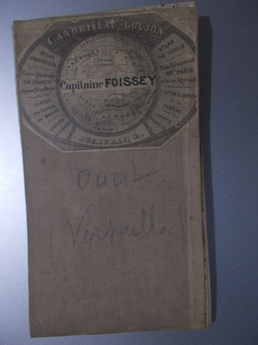 Ancienne carte entoilee an - carte,