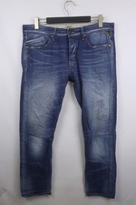 REPLAY Blue Jeans Denim Slim Fit Jeans Size W36 L32
