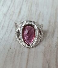 Bijoux fantaisie Pierre Lang bague déclaration pierres blanches anciens modèles