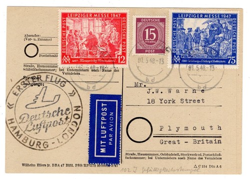 Zeppelin poste aérienne - /,