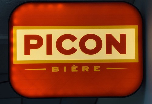 Logo lumineux picon - lumineux, bière