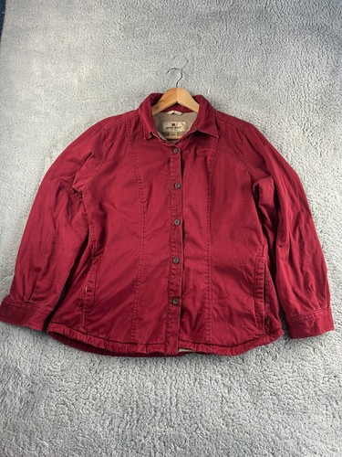 Caban woolrich laine rouge - caban,