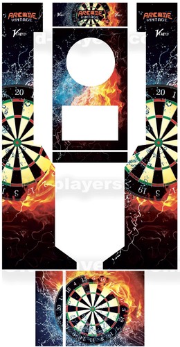 Stickers cible modele jeux - stickers,