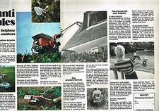 ADVERTISEMENT ADVERTISING 045 1973 HONDA tiller (2 pages) DELPHINE & HUBERT