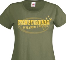 Tee shirt femme ROCKABILLY  -