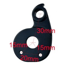 Crochet arrière de dérailleur arrière vélo alliage CNC pour VTT pour merida