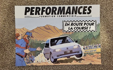 Brochure  Performances Peugeot