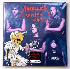 METALLICA British Justice 4LP BOX SET Red Vinyl Limited Numbered 250 Copies 2024