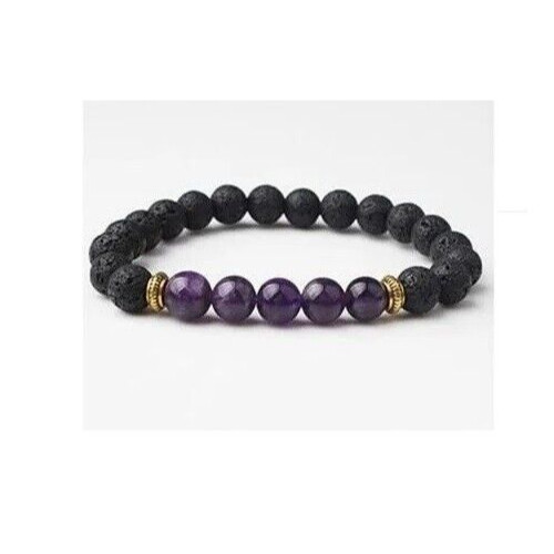 Bracelet perles pierre de - pierre,