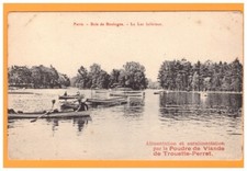 Advertising PHARMACY / MEAT POWDER TROUT-PERRET, BOULOGNE WOOD BOAT