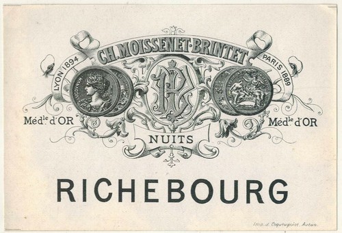 Etiquette vin - , de