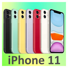 Apple iPhone 11 64GB Unlocked T-Mobile - Black, Red, Yellow - Free Shipping!