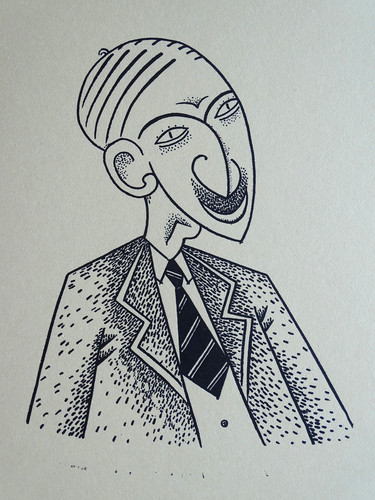 André maurois caricature - andré,