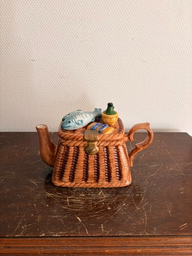 Théière panier osier pique - panier,