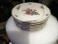 28 assiettes service "vieux strasbourg"