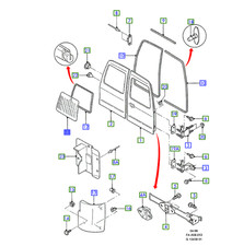 Vitre De Hayon Arrière Gauche