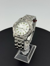 Yema Paris Men's Quartz Diver Watch Stainless Steel Rotating Bezel French Retro