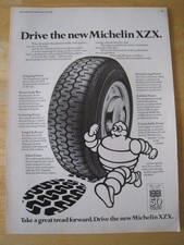 MICHELIN XZX TYRES A GREAT TREAD FORWARD 1977 ADVERT A4 FILE 49