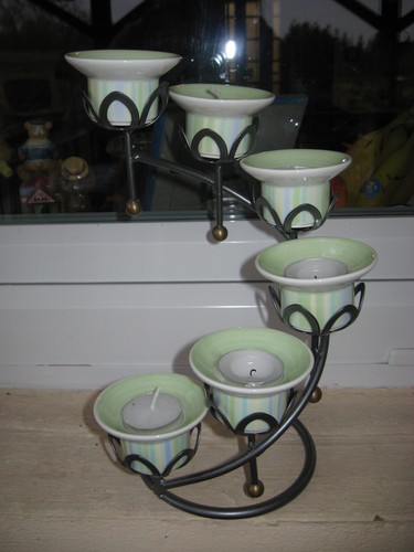 Support bougeoirs tons - 6,