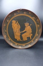 GRECE ANTIQUE  ASSIETTE MURALE