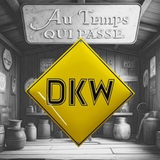 Plaque émaillée DKW