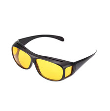 Lunette Jaune Vision Nocturne  Anti Éblouissement Conduite Nuit Sécurité Confort