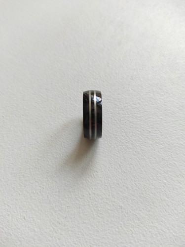 Anneau bague noire cm - 2,5,