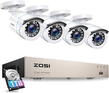 ZOSI 8CH 1080P DVR H.265+ 1TB