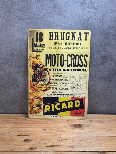 Plaque métal ricard 872 - plaque,